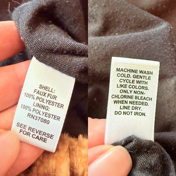 Vintage Y2k Leopard Faux Fur Statement Coat by Cato Size XL - Picture 9 of 11